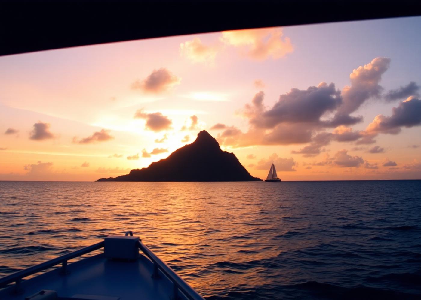 Sunset on the Lagoon